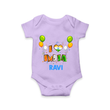 I Love India Romper - LILAC - New Born (Chest 14")