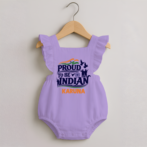Proud to Be Indian Baby Romper Frock