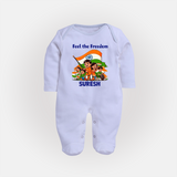Feel the Freedom Baby Full Body Suit - BABY BLUE - New Born (Chest 7.5")