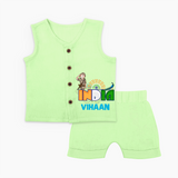 India Pride Baby JablaSet - PASTEL GREEN - 0 - 3 Months Old (Chest 9.8")