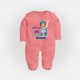 Can’t Keep Calm It’s Cricket Season FULL BODY SUIT - PEACH - New Born (Chest 7.5")