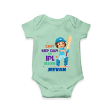 Can’t Keep Calm It’s Cricket Season Baby Romper - MINT GREEN - New Born (Chest 14")