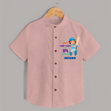 Can’t Keep Calm It’s Cricket Season SHIRT - PEACH - 0 - 6 Months Old (Chest 23")