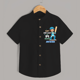 Can’t Keep Calm It’s Cricket Season SHIRT - BLACK - 0 - 6 Months Old (Chest 23")