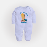 Cricket Fever Is On FULL BODY SUIT – Fan Edition - BABY BLUE - New Born (Chest 7.5")
