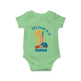 Cricket Fever Is On Baby Romper – Fan Edition - GREEN - New Born (Chest 14")