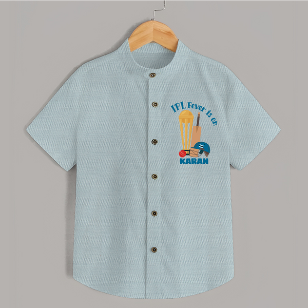 Cricket Fever Is On SHIRT – Fan Edition - ARCTIC BLUE - 0 - 6 Months Old (Chest 23")
