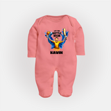 Let The Battle Begin FULL BODY SUIT – Match Day Outfit - PEACH - New Born (Chest 7.5")