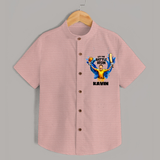 Let The Battle Begin SHIRT – Match Day Outfit - PEACH - 0 - 6 Months Old (Chest 23")