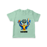Let The Battle Begin TSHIRT – Match Day Outfit - MINT GREEN - 0-5 Months Old (Chest 17")