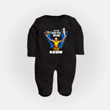 Let The Battle Begin FULL BODY SUIT – Match Day Outfit - BLACK - New Born (Chest 7.5")