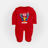 Let The Battle Begin FULL BODY SUIT – Match Day Outfit - RED - New Born (Chest 7.5")