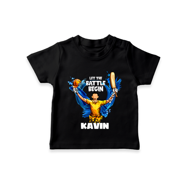 Let The Battle Begin TSHIRT – Match Day Outfit - BLACK - 0-5 Months Old (Chest 17")