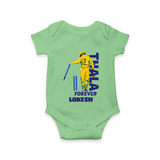 Yellow Army Forever Baby Romper – Cricket Fan Inspired - GREEN - New Born (Chest 14")