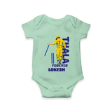 Yellow Army Forever Baby Romper – Cricket Fan Inspired - MINT GREEN - New Born (Chest 14")