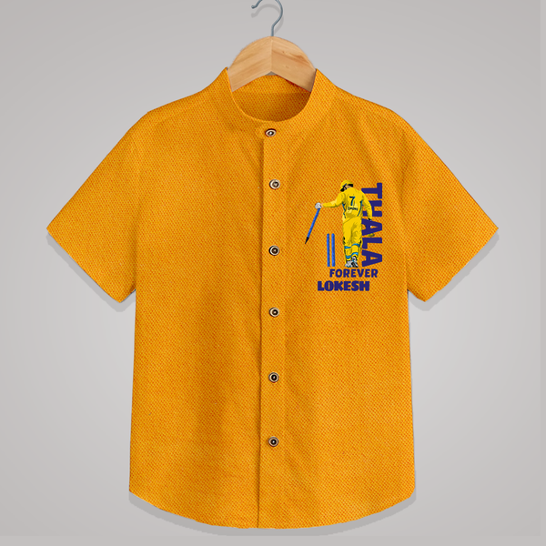 Yellow Army Forever SHIRT – Cricket Fan Inspired - CHROME YELLOW - 0 - 6 Months Old (Chest 23")