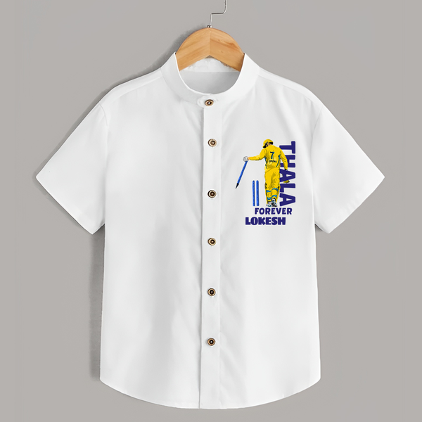 Yellow Army Forever SHIRT – Cricket Fan Inspired - WHITE - 0 - 6 Months Old (Chest 23")