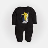Yellow Army Forever FULL BODY SUIT – Cricket Fan Inspired - BLACK - New Born (Chest 7.5")