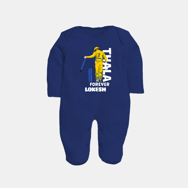 Yellow Army Forever FULL BODY SUIT – Cricket Fan Inspired - NAVY BLUE - New Born (Chest 7.5")