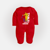 Yellow Army Forever FULL BODY SUIT – Cricket Fan Inspired - RED - New Born (Chest 7.5")