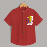 Yellow Army Forever SHIRT – Cricket Fan Inspired - RED - 0 - 6 Months Old (Chest 23")