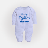 We Love Yellow FULL BODY SUIT – Color Fan Edition - BABY BLUE - New Born (Chest 7.5")