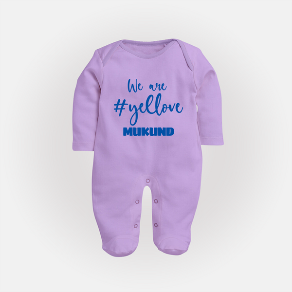 We Love Yellow FULL BODY SUIT – Color Fan Edition - LILAC - New Born (Chest 7.5")