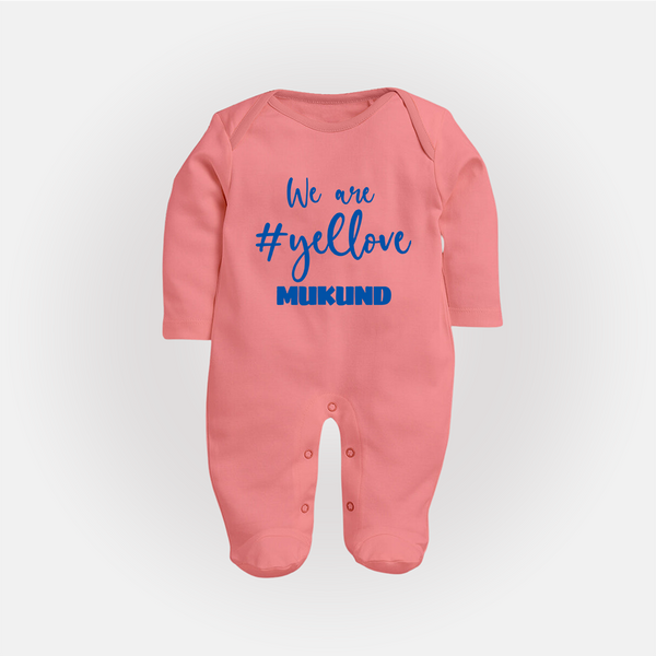 We Love Yellow FULL BODY SUIT – Color Fan Edition - PEACH - New Born (Chest 7.5")