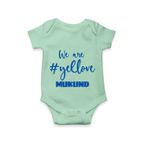 We Love Yellow Baby Romper – Color Fan Edition - MINT GREEN - New Born (Chest 14")