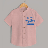 We Love Yellow SHIRT – Color Fan Edition - PEACH - 0 - 6 Months Old (Chest 23")