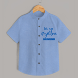 We Love Yellow SHIRT – Color Fan Edition - SKY BLUE - 0 - 6 Months Old (Chest 23")