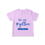 We Love Yellow TSHIRT – Color Fan Edition - LILAC - 0-5 Months Old (Chest 17")