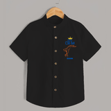 Cutest CSK Fan - Feel The Cricket Fever With Our Customized IPL-Themed Shirt For Kids With Baby Name - BLACK - 0 - 6 Months Old (Chest 23")