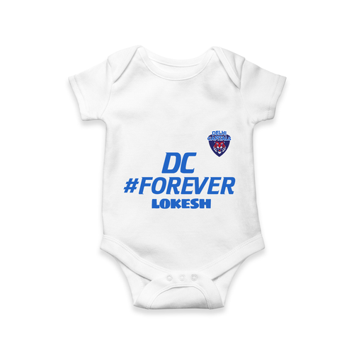 DC Forever - Support Your Favorite Team With Our Customized IPL-Themed Romper For Babies With Name