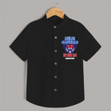 Delhi Capitals "Dil Dilli Hai" - Support Your Favorite Team With Our Customized IPL-Themed Shirt For Kids With Name - BLACK - 0 - 6 Months Old (Chest 23")
