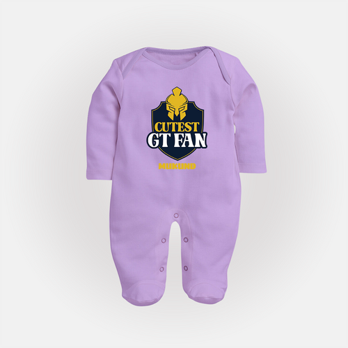 Cutest GT Fan - Support Your Favorite Team With Our Customized IPL-Themed Sleep Suit For Babies With Name