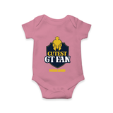 Cutest GT Fan - Support Your Favorite Team With Our Customized IPL-Themed Romper For Babies With Name - ONION - 0 - 3 Months Old (Chest 16")