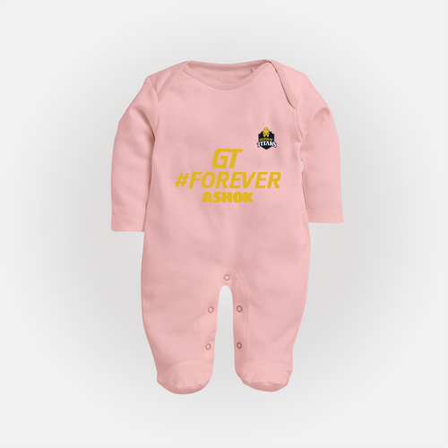 GT Forever - Support Your Favorite Team With Our Customized IPL-Themed Sleep Suit For Babies With Name