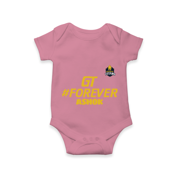 GT Forever - Support Your Favorite Team With Our Customized IPL-Themed Romper For Babies With Name - ONION - 0 - 3 Months Old (Chest 16")