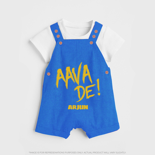 AAVA DE! - Support Your Favorite Team With Our Customized IPL-Themed Dungaree For Kids With Name