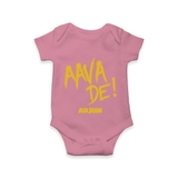 AAVA DE! - Support Your Favorite Team With Our Customized IPL-Themed Romper For Babies With Name - ONION - 0 - 3 Months Old (Chest 16")
