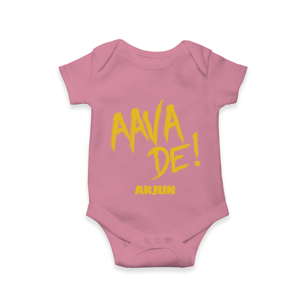 AAVA DE! - Support Your Favorite Team With Our Customized IPL-Themed Romper For Babies With Name - ONION - 0 - 3 Months Old (Chest 16")