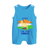 Cutest LSG Fan - Cheer For Your Team With Our Customized IPL-Themed Romper Suit For Babies With Name - ROYAL BLUE - 0 - 5 Months Old (Chest 18")