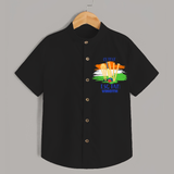 Cutest LSG Fan - Cheer For Your Team With Our Customized IPL-Themed Shirt For Kids With Name - BLACK - 0 - 6 Months Old (Chest 23")