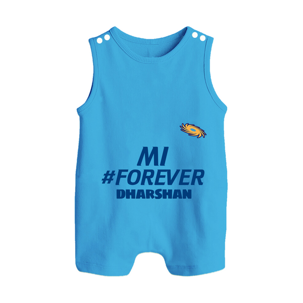 MI #Forever - Get Set For IPL Madness With Our Customized IPL-Themed Romper Suit For Babies With Name - ROYAL BLUE - 0 - 5 Months Old (Chest 18")
