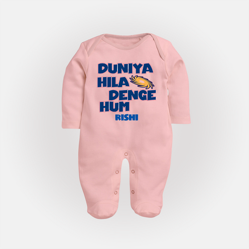Duniya Hila Denge Hum - Get Set For IPL Madness With Our Customized IPL-Themed Sleep Suit For Babies With Name