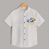 Cutest MI Fan - Get Set For IPL Madness With Our Customized IPL-Themed Shirt For Kids With Name - WHITE - 0 - 6 Months Old (Chest 23")