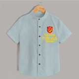 Sadda Punjab - Bring Home The Stadium Vibe With Our Customized IPL Special Shirt For Kids With Name - ARCTIC BLUE - 0 - 6 Months Old (Chest 23")