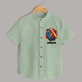 Future Match Winner SHIRT – Personalized Cricket Outfit - MINT GREEN - 0 - 6 Months Old (Chest 23")
