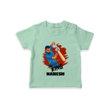 Future Match Winner TSHIRT – Personalized Cricket Outfit - MINT GREEN - 0-5 Months Old (Chest 17")